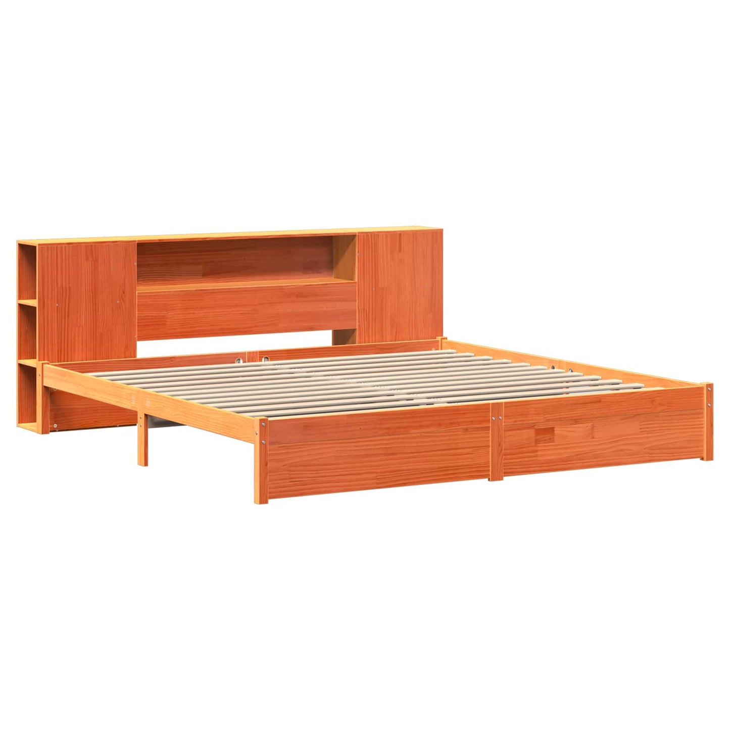 Struttura del letto con testiera contenitore con testiera 2 pcs