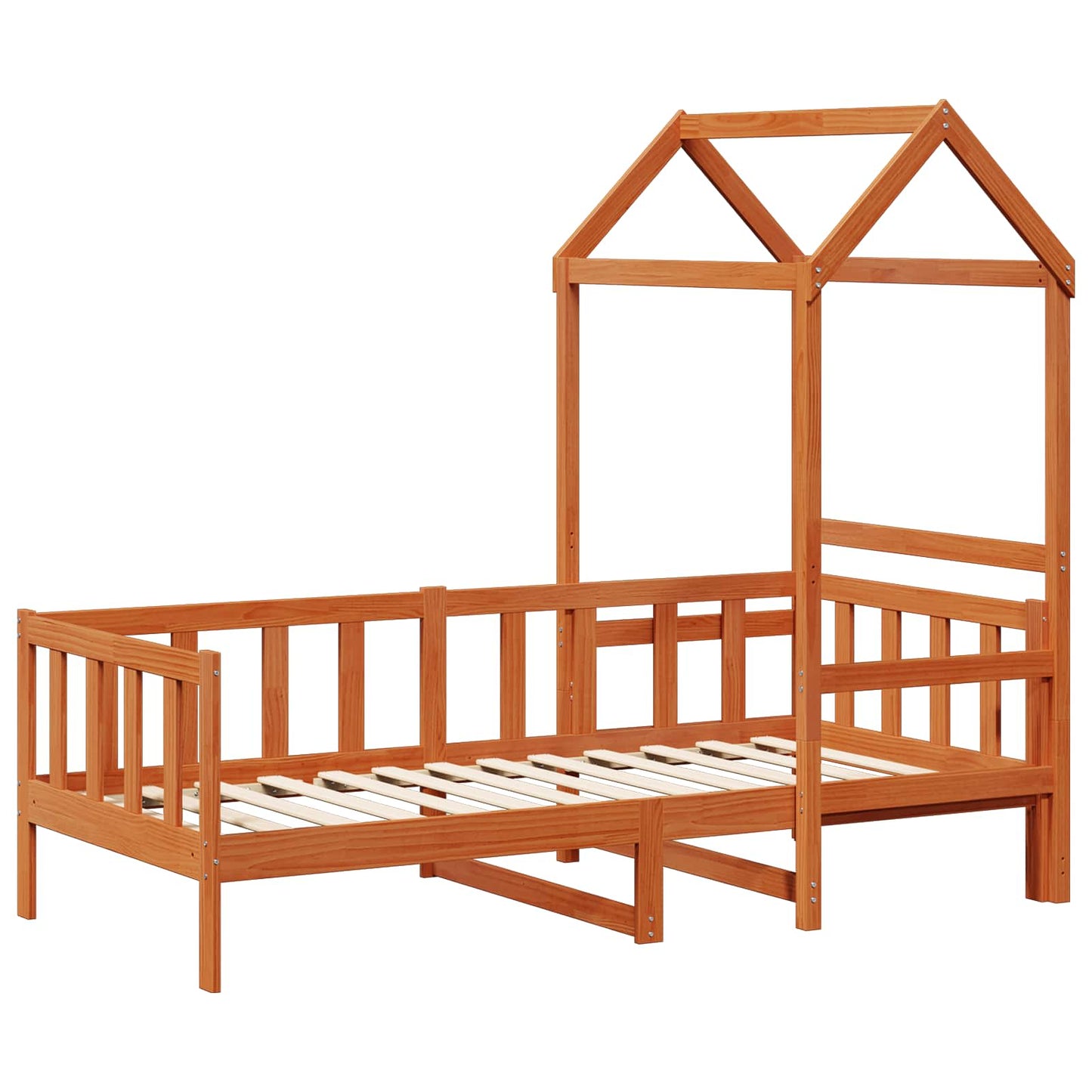 Set di Letto per il Giorno 2 pcs Marrone cerato Pino massello
