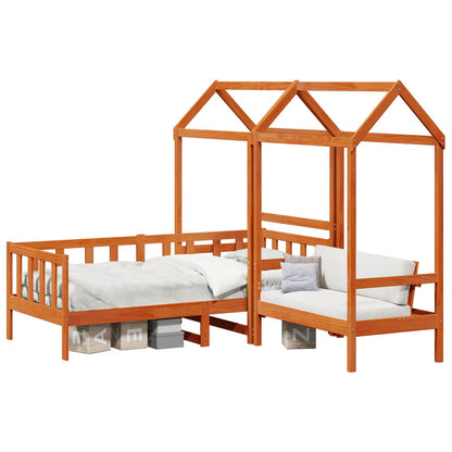 Set di Letto per il Giorno 3 pcs Marrone Cera