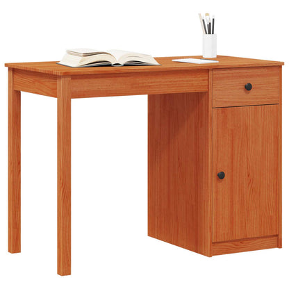 Scrivania Marrone Cera 100 x 50 x 74 cm Legno di pino massiccio