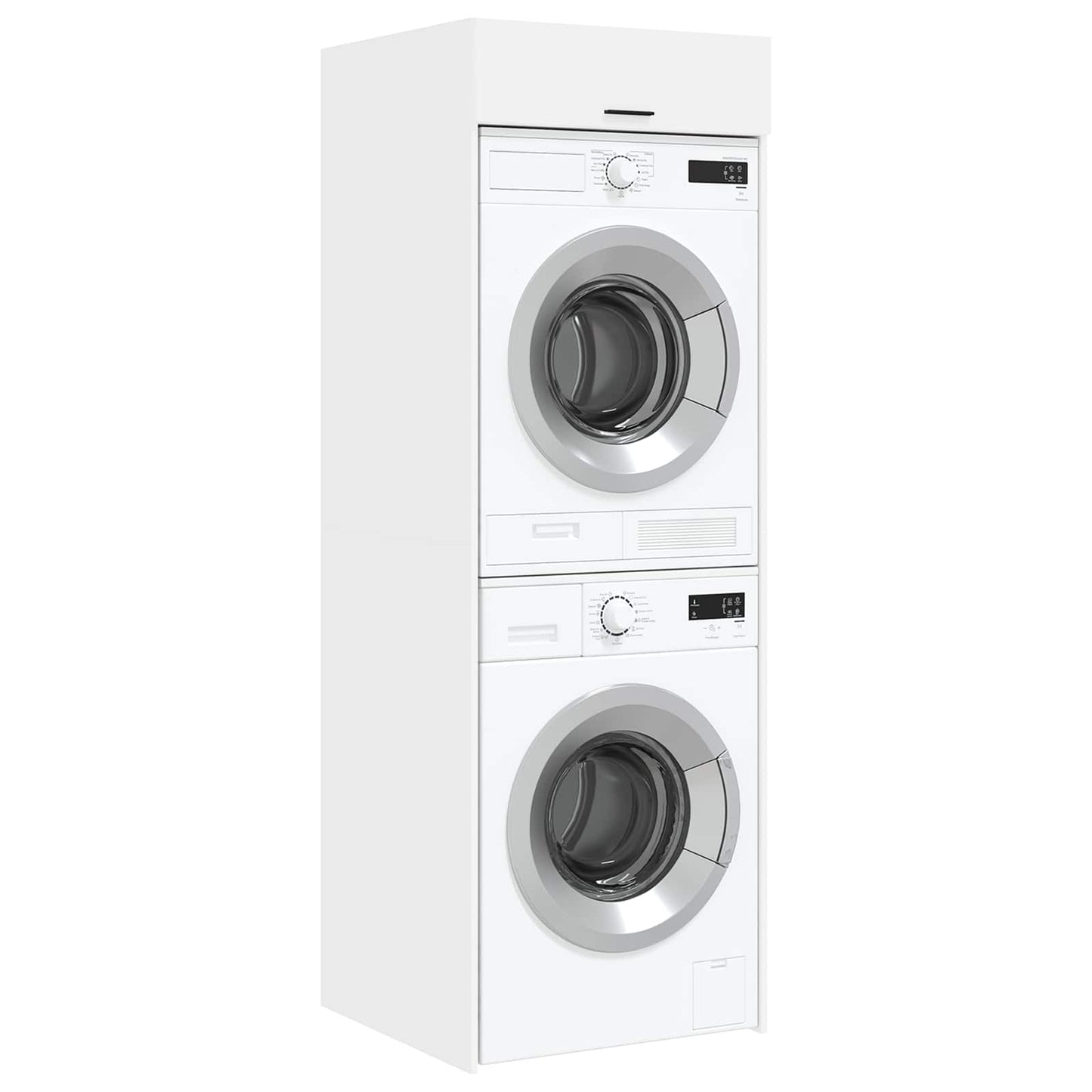 Mobiletto per lavatrice con porta Bianco 67,5 x 68 x 200 cm