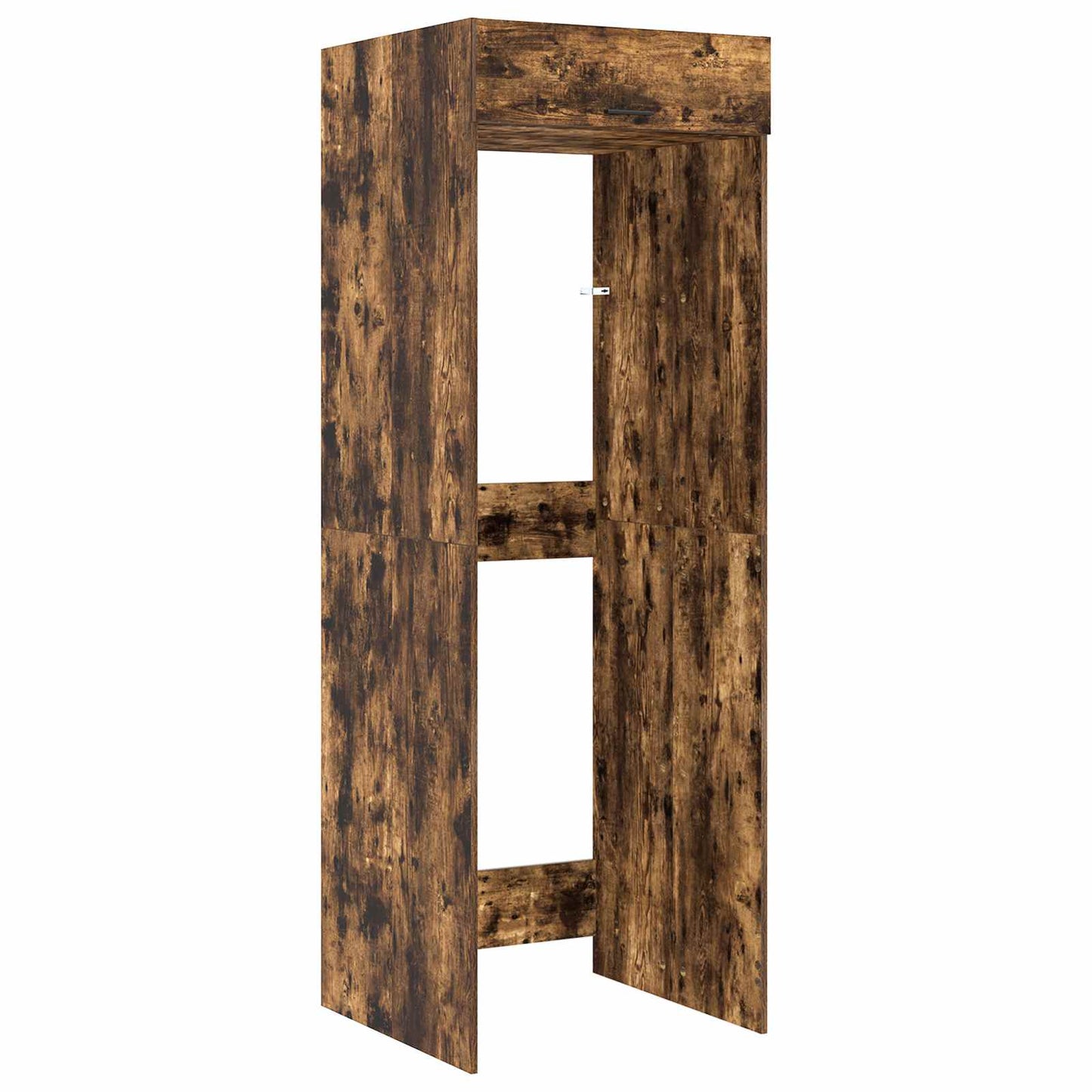 Mobiletto per lavatrice Rovere fumÃ© 67,5 x 68 x 200 cm