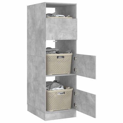 Mobile da lavanderia con porta Calcestruzzo 50 x 68 x 162 cm