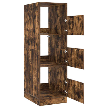 Mobile da lavanderia con porta Rovere fumÃ© 50 x 68 x 162 cm
