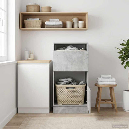 Mobile da lavanderia con porta Calcestruzzo Legno multistrato