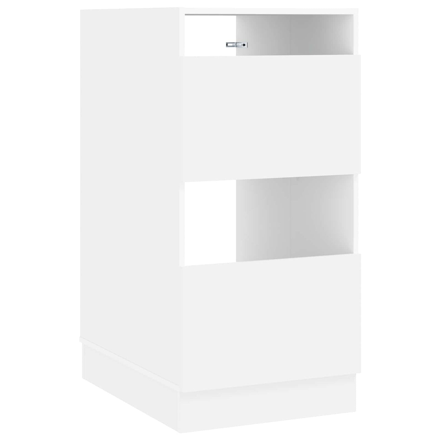 Set di armadi per lavanderia 2 pcs Bianco Legno ingegnerizzato