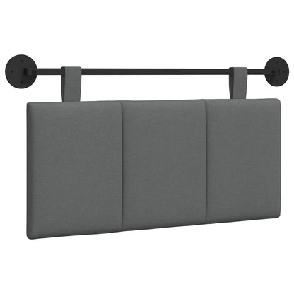 Testata appesa Rigato Grigio scuro 90 x 55 x 5 cm Tessuto