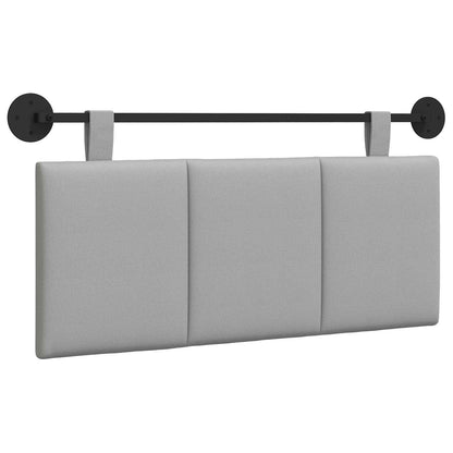 Testata appesa Rigato Grigio Nuvola 110 x 55 x 5 cm Tessuto