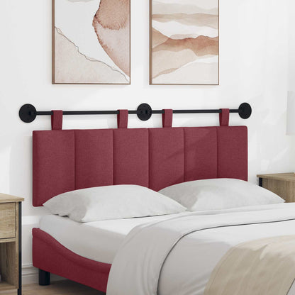 Testata appesa Rigato Rosso Vino 150 x 55 x 5 cm Tessuto