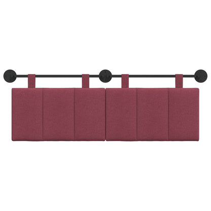 Testata appesa Rigato Rosso Vino 150 x 55 x 5 cm Tessuto