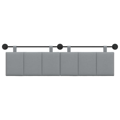 Testata appesa Rigato Grigio chiaro 170 x 55 x 5 cm Tessuto