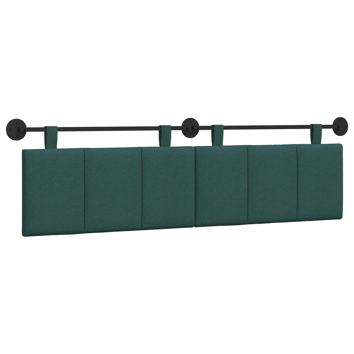 Testata appesa Rigato Verde Scuro 170 x 55 x 5 cm Tessuto