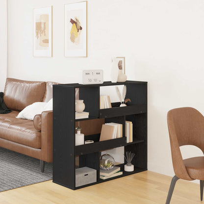 Scaffale per Libri Rovere Nero 100 x 33 x 94,5 cm