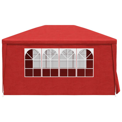 Tenda da festa con pareti Rosso 400 x 300 x 255 cm