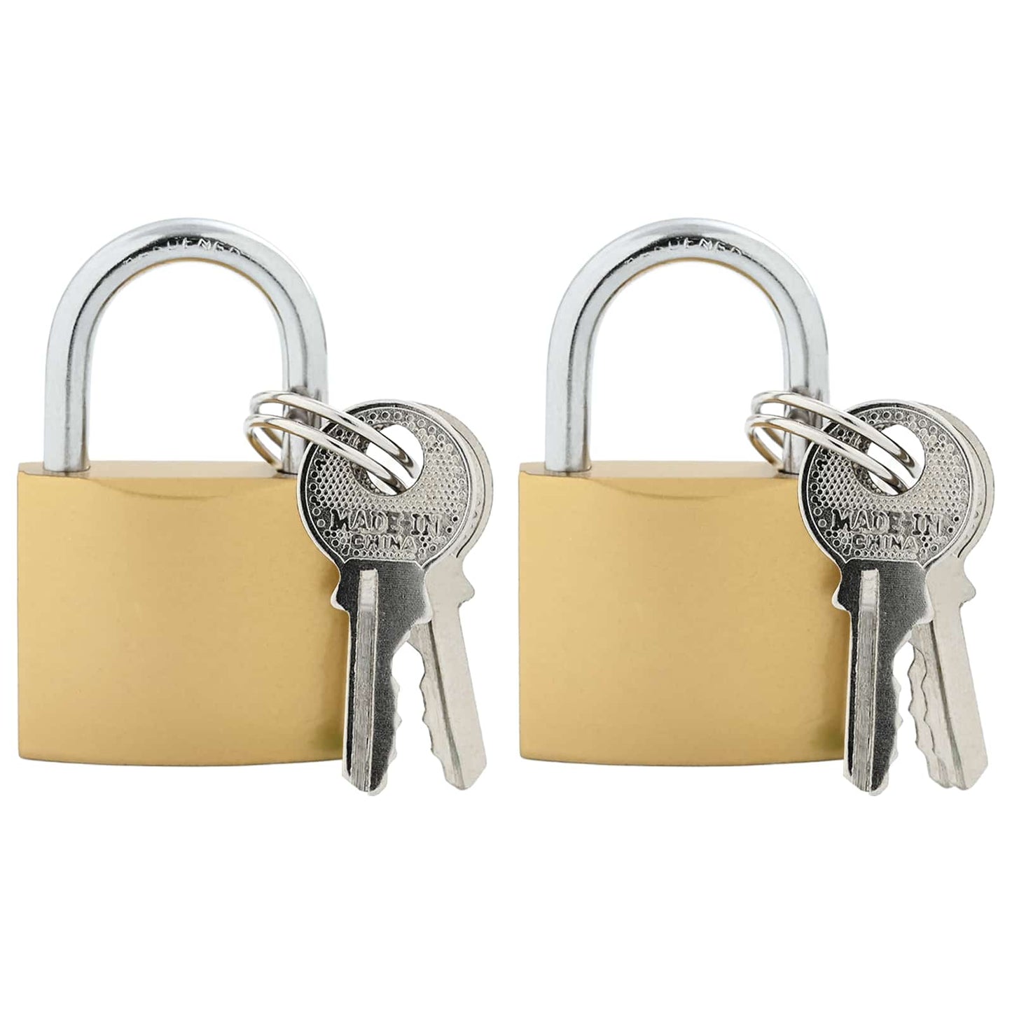 U Lock con Chiavi 2 pcs Ottone Ferro