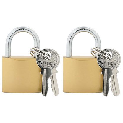 U Lock con Chiavi 2 pcs Ottone Ferro