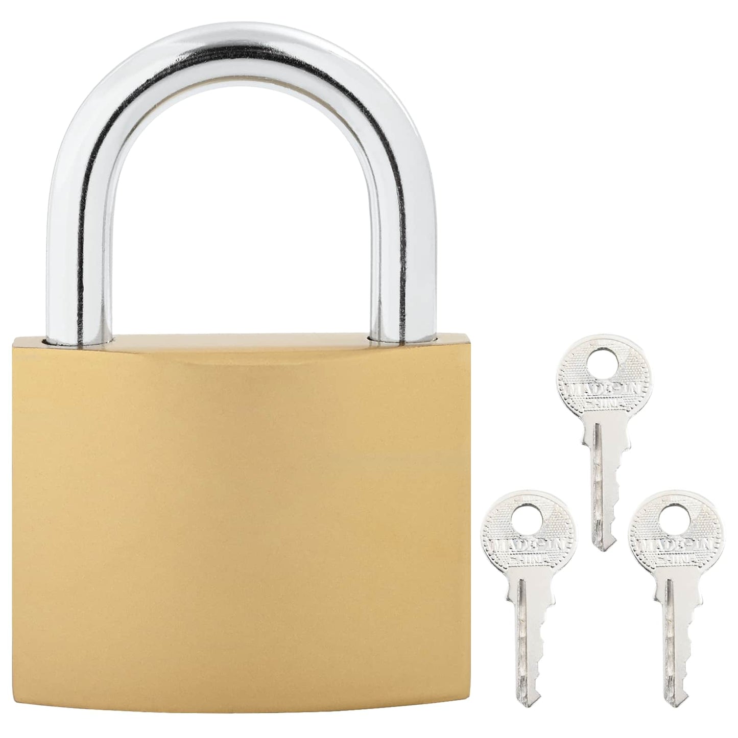 U Lock con Chiavi 6 pcs Ottone Ferro