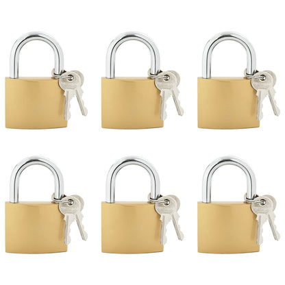 U Lock con Chiavi 6 pcs Ottone Ferro