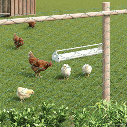 Recinzione a rete metallica Verde 2 x 10 m Acciaio
