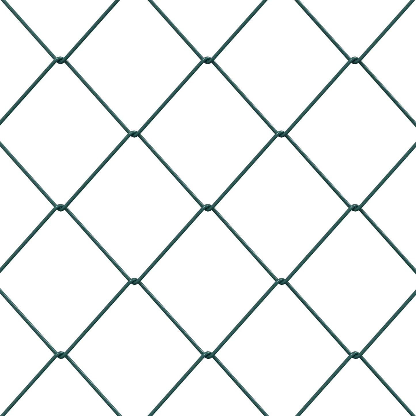 Recinzione a rete metallica Verde 2 x 20 m Acciaio