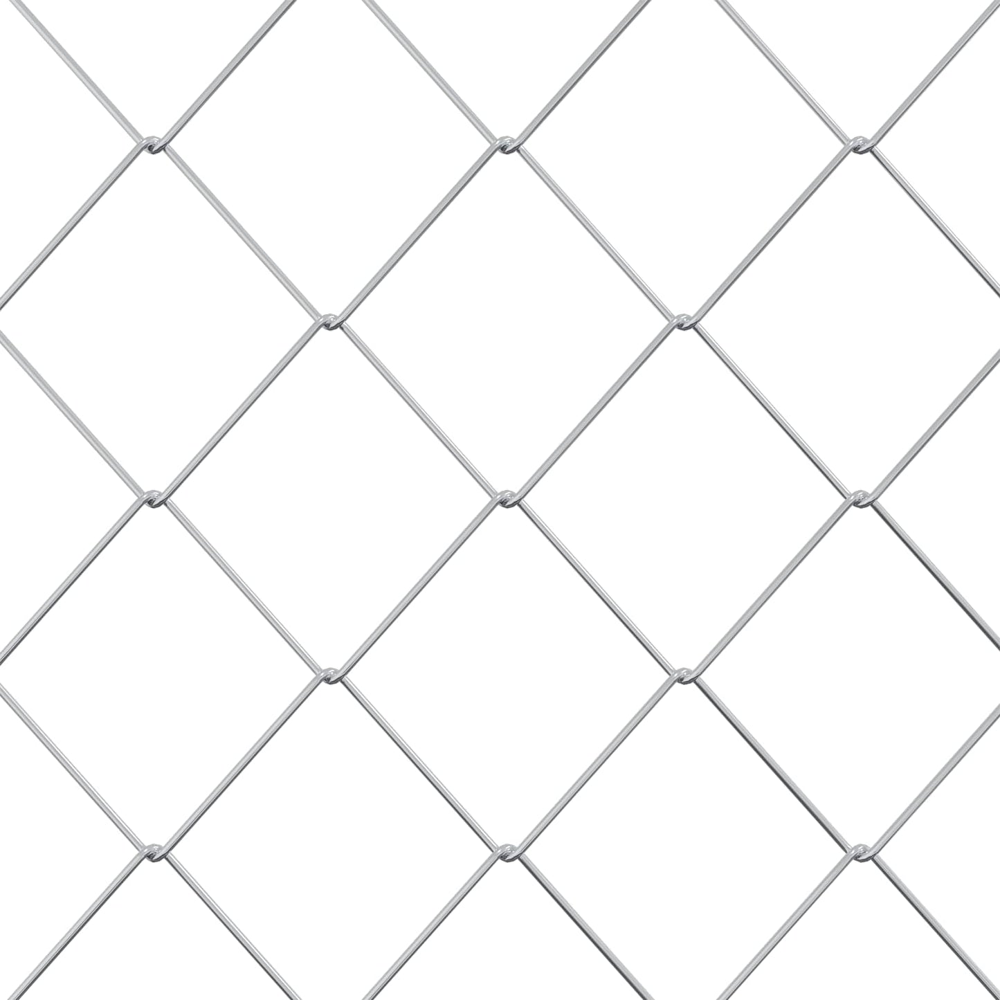 Recinzione a rete metallica Galvanizzato 2 x 10 m Vetro