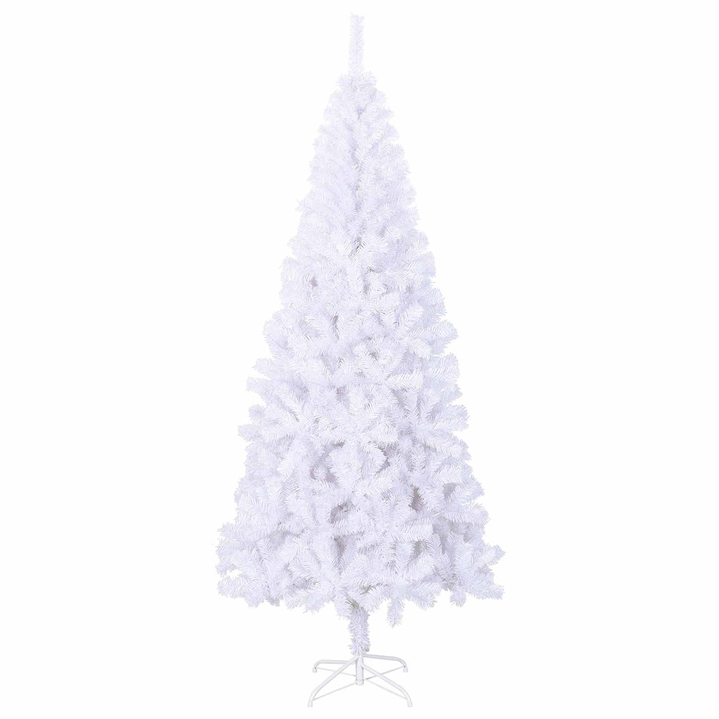 Albero di Natale artificiale Bianco 180 cm PVC e Acciaio