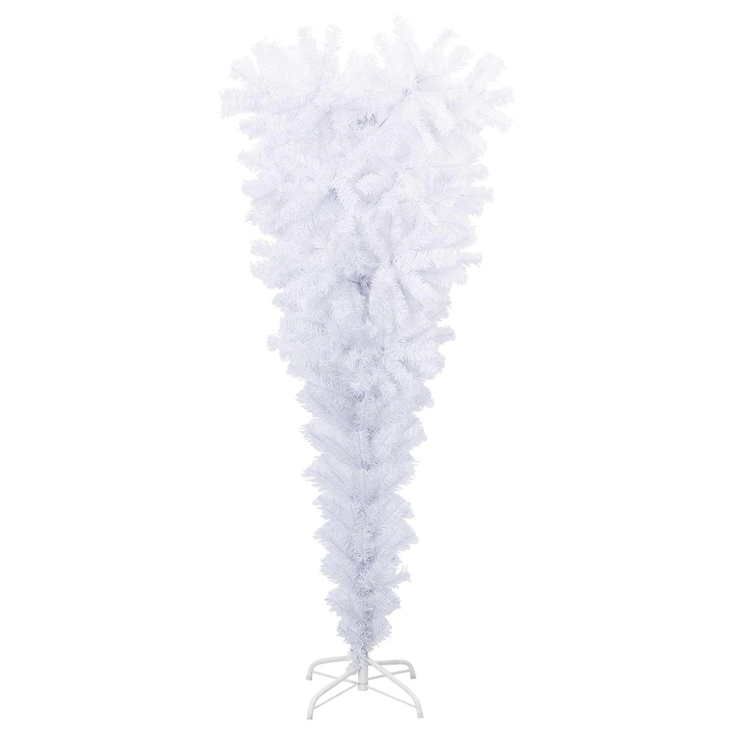 Albero di Natale artificiale Bianco 120 cm PVC e Acciaio
