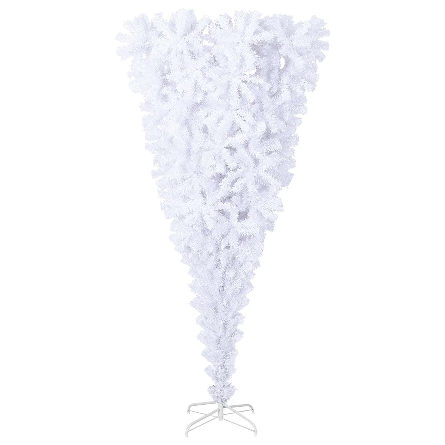 Albero di Natale artificiale Bianco 180 cm PVC e Acciaio