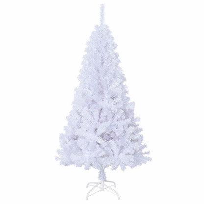 Albero di Natale artificiale Bianco 120 cm PVC e Acciaio