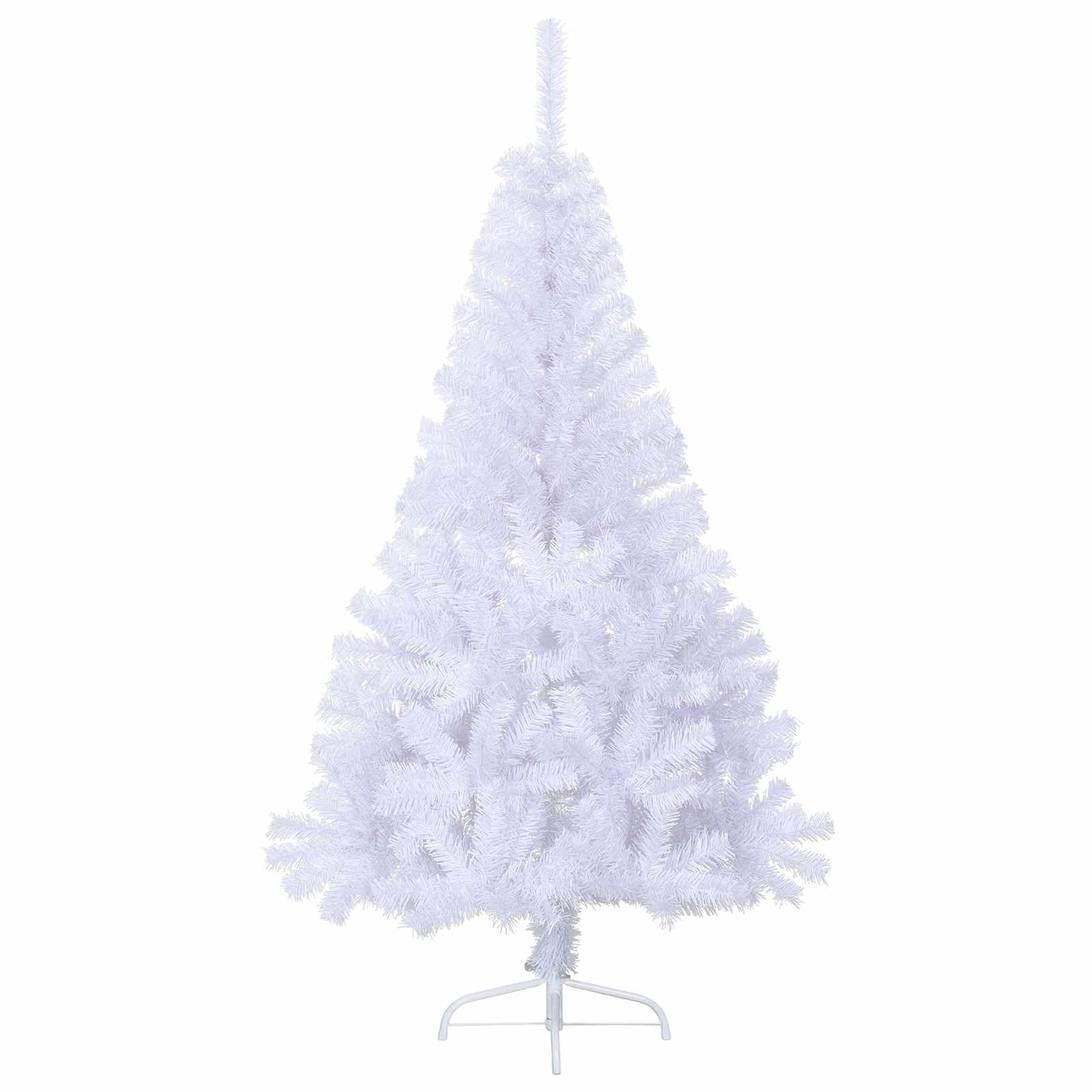 Albero di Natale artificiale Bianco 150 cm PVC e Acciaio
