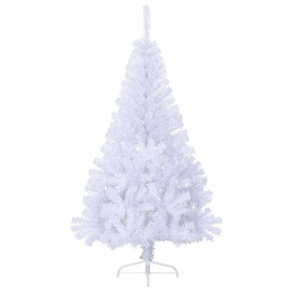 Albero di Natale artificiale Bianco 150 cm PVC e Acciaio