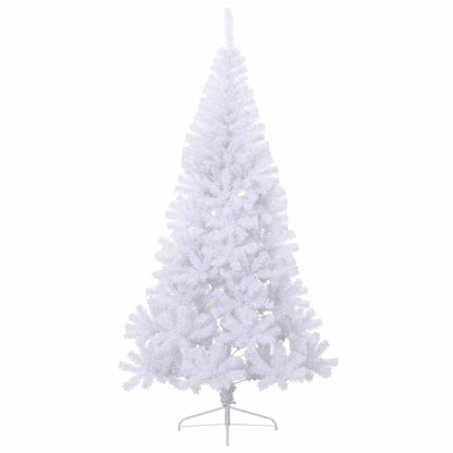 Albero di Natale artificiale Bianco 210 cm PVC e Acciaio