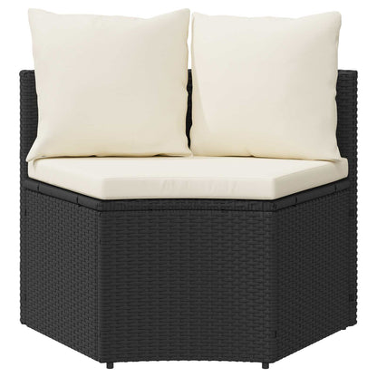 Set di divani 2 pcs Nero