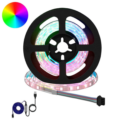 Striscia LED 2 pcs Nero e trasparente 750 mm Rame e plastica