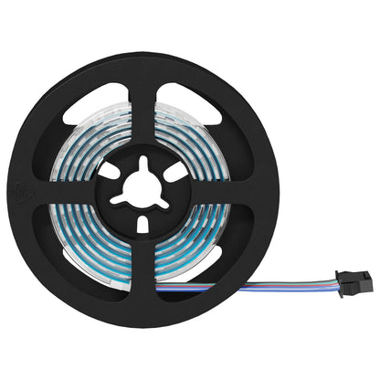 Striscia LED 2 pcs Nero e trasparente 1200 mm Rame e plastica