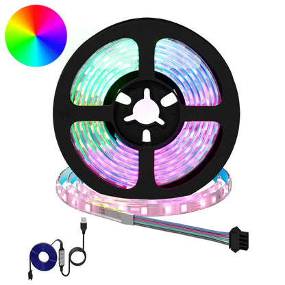 Striscia LED 2 pcs Nero e trasparente 1700 mm Rame e plastica