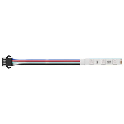 Striscia LED 2 pcs Nero e Bianco 1745 mm Rame e plastica