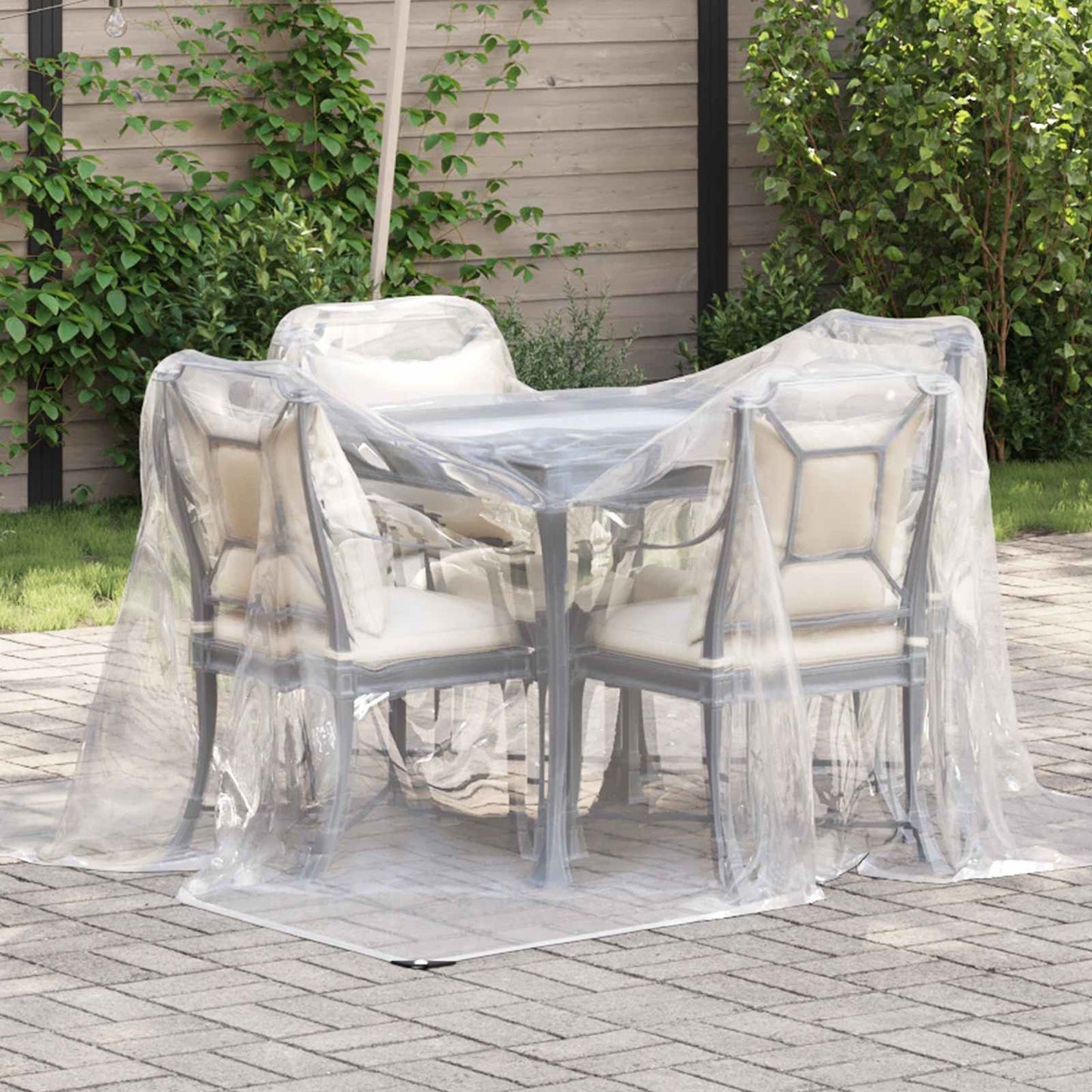 Telo con Occhielli Trasparente 2 x 2 m Polietilene