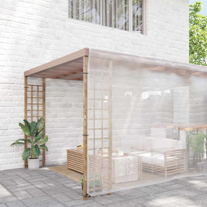 Telo con Occhielli Trasparente 12 x 12 m Polietilene