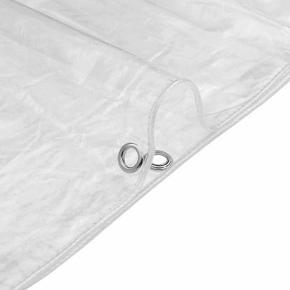 Telo con Occhielli Trasparente 4 x 12 m Polietilene