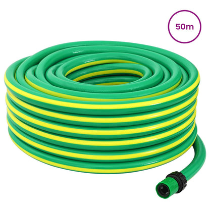 Tubo da Giardino 5-Ply Verde e Giallo 1 / 2'' 50 m PVC