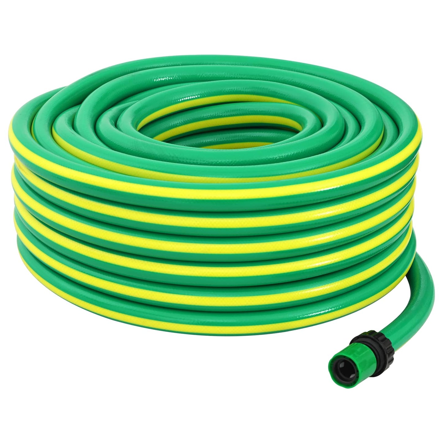 Tubo da Giardino 5-Ply Verde e Giallo 1 / 2'' 100 m PVC