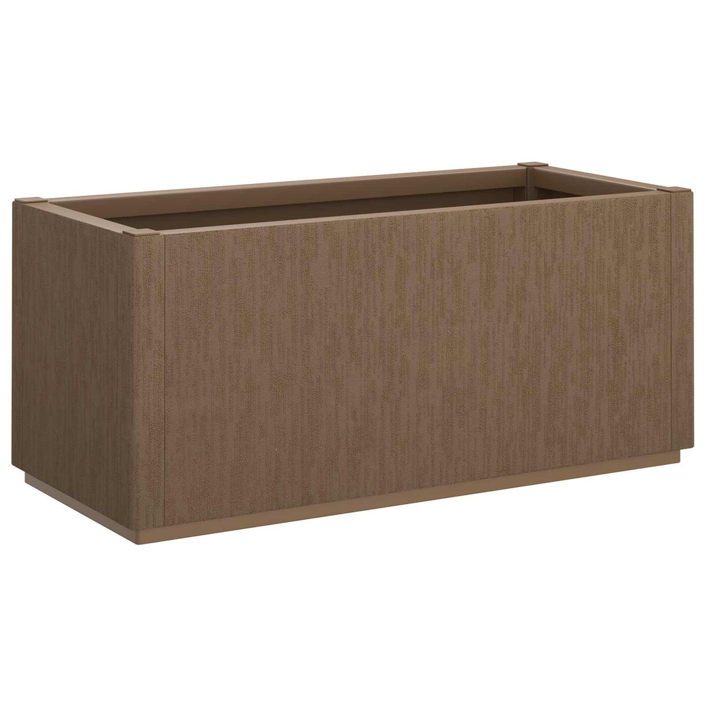 Scatola per Fiori da Giardino Marrone 80 x 36 x 35 cm PP