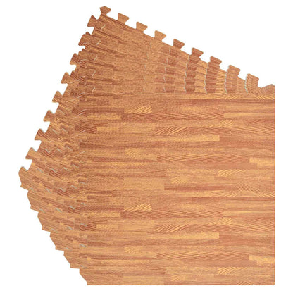 Tappetini da Esercizio Puzzle 12 pcs Marrone 4,32 ? Schiuma EVA