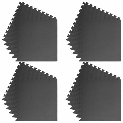 Tappetini da Esercizio Puzzle 24 pcs Nero 8,64 ? Schiuma EVA