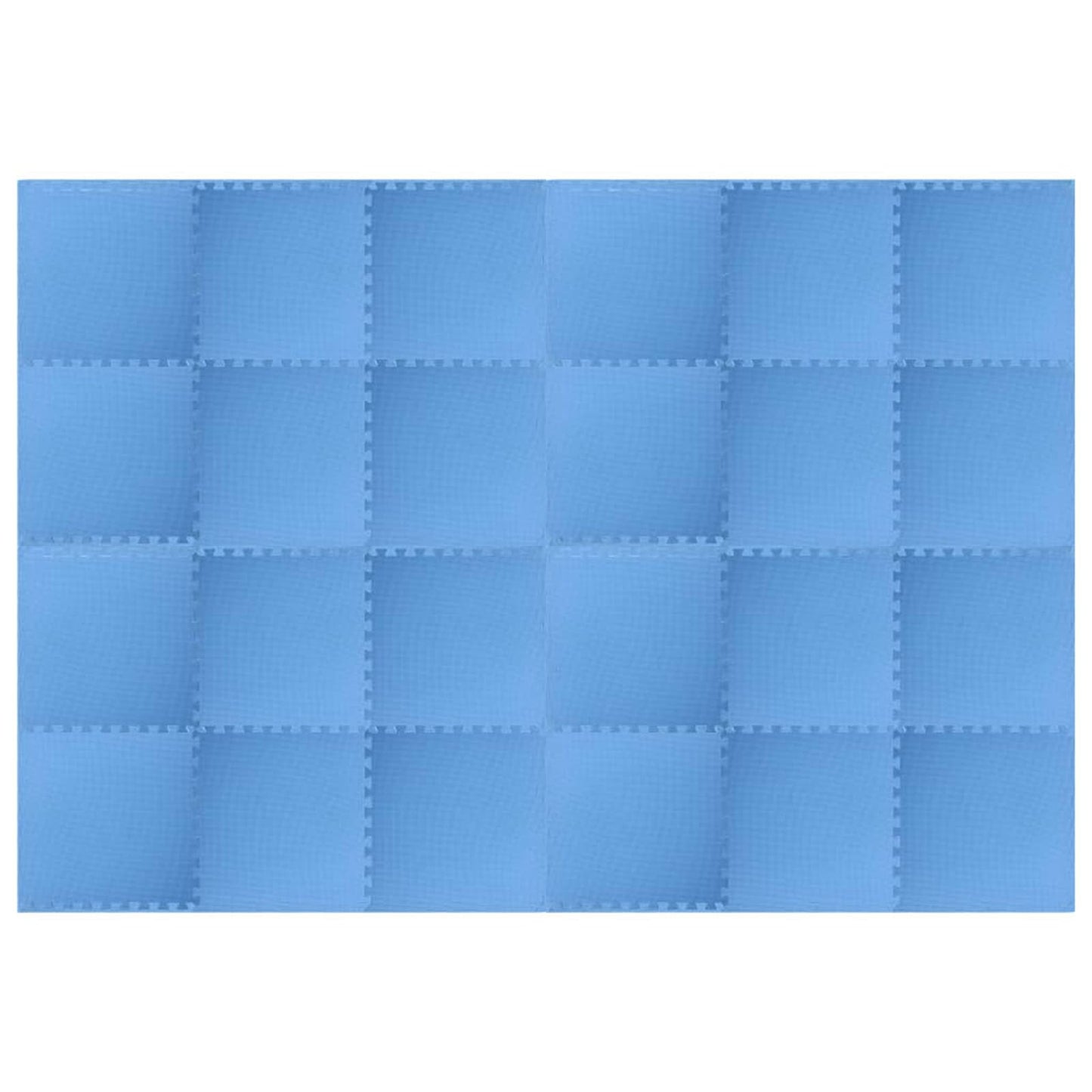 Tappetini da Esercizio Puzzle 24 pcs Blu 8,64 ? Schiuma EVA