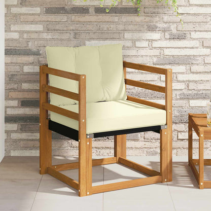 Set di divani da esterno Legno di Acacia Massello e Textilene