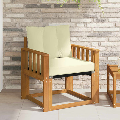 Set di divani da esterno Legno di Acacia Massello e Textilene