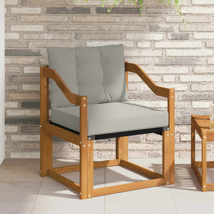 Set di divani da esterno Legno di Acacia Massello e Textilene