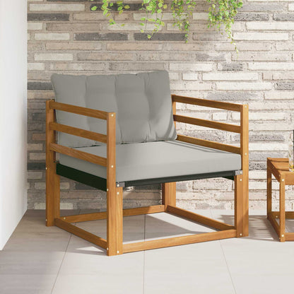 Set di divani da esterno Legno di Acacia Massello e Textilene